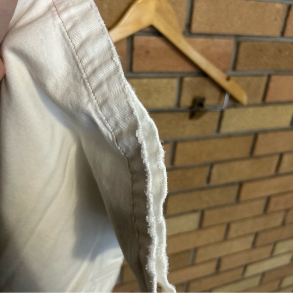 RTR HUDSON High-Rise Welt Pocket Cargo Wide Leg Jean White/Cream Women’s Size 25 - Picture 7 of 9